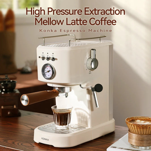KONKA Coffee Machine Automatic Espresso Coffee Machine Household Italian Coffee Maker Latte Capsule Coffee & Coffee Powder